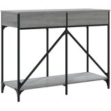  Konzolni stol siva boja hrasta 100x39x78,5 cm konstruirano drvo | shoptok.hr
