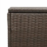  Vrtna kutija za pohranu smeđa 220x50x58 cm poli ratan | shoptok.hr