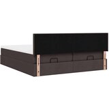 vidaXL okvir kreveta s madracima tamnosmeđi 200x200cm tkanine | shoptok.hr