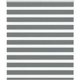 vidaXL Zebra senčilo temno sivo 120x150 cm tkanina širina 115,9 cm | Shoptok.si