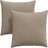 vidaXL jastučići za sofu 2 pcs sivo-smeđa 80 x 80 cm tkanina | shoptok.hr