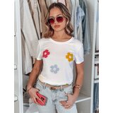 DStreet T-shirt damski w kwiaty DAISYLA biały | Shoptok.si