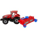 Red Tractor with Plough Friction Drive | shoptok.hr