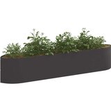  Povišeni vrtni krevet Crna 220 x 40 x 40 cm Čelik | shoptok.hr