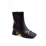 Kesi Black Adinah high-heeled ankle boots with embellishment | shoptok.hr
