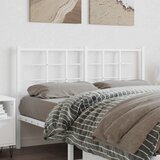  The Living Store Kovinsko vzglavje belo 140 cm - Vzglavje, (21441289) Cene