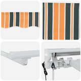  Električna retraktabilna tenda Zelena i žuta 3 x 2 5 m | shoptok.hr