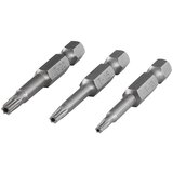 Wolfcraft Set bitov Solid safety - Torx z vratom (TX 10/15/20, 50 mm, 3 -del.) | Shoptok.si