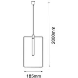  Amplex 8288 - Luster na sajli FARO 1xG9/10W/230V | Eponuda.com