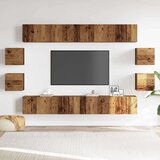 vidaXL 8-dijelni zidni set TV ormarić konstruirano drvo | shoptok.hr