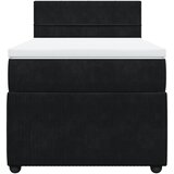  Box spring krevet s madracem crni 100x200 cm baršunasti | shoptok.hr