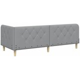  Kutni okvir kreveta Svijetlo siva 80 x 200 cm tkanina | shoptok.hr