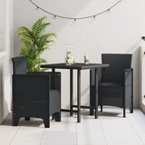 vidaXL Vrtni Stol Komplet 2 Antracit Plastika Standard Vzdržljiv, (22015475) | Shoptok.si