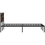 Metalni okvir kreveta bez madraca boja hrasta 180x200 cm | shoptok.hr