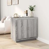 vidaXL Komoda siva sonoma 80x40x75 cm konstruiran les | Shoptok.si