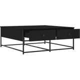  Stolić za kavu crni 100x99x40 cm od konstruiranog drva | Shoptok.si