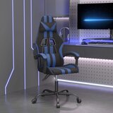  Okretna igraća stolica crno-plava od umjetne kože | shoptok.hr
