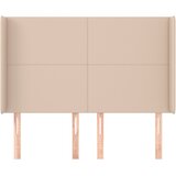  Uzglavlje s ušima boja cappuccina 147x16x118/128cm umjetna koža | Eponuda.ba