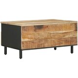  Kava Stol Smeđa i crna 80 x 54 x 40 cm Čvrsto drvo manga | Eponuda.com