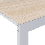  za računalo bijeli i boja hrasta 110x60x73 cm od iverice | shoptok.hr
