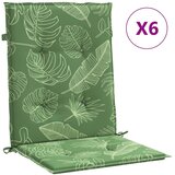  Jastuci za stolicu 6 kom s uzorkom lišća od tkanine | shoptok.hr