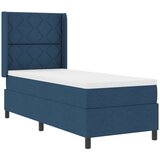  Krevet s opruga kutije s jastukom Plava 200 x 80 cm tkanina | shoptok.hr