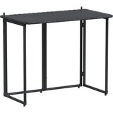 Sklopivi vrtni stol crni 90x51x75 cm poli ratan | Eponuda.com