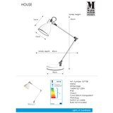 Markslöjd bijela stolna svjetiljka House Table White | shoptok.hr