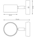  Zidna svetiljka SORA 1xGX53/12W/230V crna | Eponuda.com