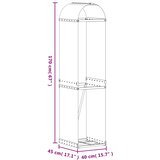  Držač za cjepanice izgledom drva 40x45x170 cm pocinčani čelik | shoptok.hr