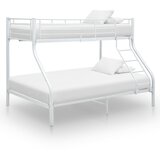 vidaXL posteljni okvir pograd bel kovinski 140x200/90x200 cm Cene