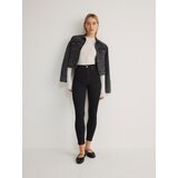 Reserved - Slim traperice visokog struka - crno | shoptok.hr