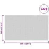  Pokrivač za silos Zelena 8 x 5 m HDPE | shoptok.hr