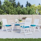  Jastuci za stolice 4 kom svjetloplavi 40x40x7 cm tkanina Oxford | shoptok.hr