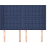  Uzglavlje s ušima plavo 147x16x118/128 cm od tkanine | shoptok.hr