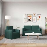 SOFA 2 pcs Tamnozelena Metal | shoptok.hr