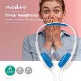 Nedis HPWD4200BU - žične slušalice plave / bele | Eponuda.com