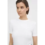 Calvin Klein Kratka majica ženska, bela barva, K20K206553