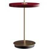 UMAGE Crvena LED stolna lampa s mogućnosti zatamnjivanja s metalnim sjenilom (visina 31 cm) Asteria Move – Cijene