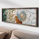 WALLXPERT LAC188-120 Multicolor Decorative Framed MDF Painting Cene
