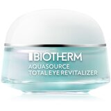 Biotherm Aquasource Total Eye Revitalizer krema za oči proti oteklinam in temnim kolobarjem 15 ml za ženske Cene