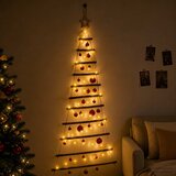  Viseća božićna jelka s kuglicama 30 LED lampica Višebojno | shoptok.hr