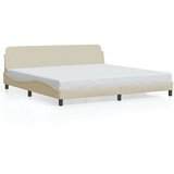 Okvir za krevet Dover krem 200x200 cm od tkanine | Eponuda.com