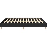  Okvir kreveta bez madraca crni 200 x 200 cm konstruirano drvo | Eponuda.com
