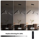  Brilagi-LED prigušiva luster na sajli TWISTER LED/60W/230V 3000-6000K crna + daljinski upravljač | Eponuda.com