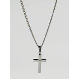Northern Legacy Cross 60cm Chain Jewellery silver toned | shoptok.hr