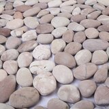  Kamenčići Bež i svijetlo ružičasta 30 x 30 cm Rijeka kamenčić | shoptok.hr