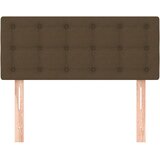  Uzglavlje tamnosmeđe 100x5x78/88 cm od tkanine | shoptok.hr