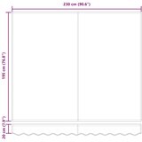 vidaXL Retraktilna tenda Antracit 250x200 cm blago - - Antracit - 22.86 - 250x200 cm - 2025- | Shoptok.si