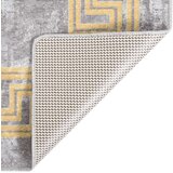 vidaXL Pralna preproga 190x300 cm siva protizdrsna | Shoptok.si